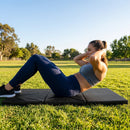Black Ab Mat for Core Workouts, made of durable PVC - product detail