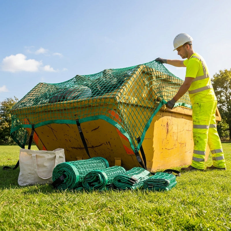Ultra Heavy Duty Skip Nets - Secure Cargo