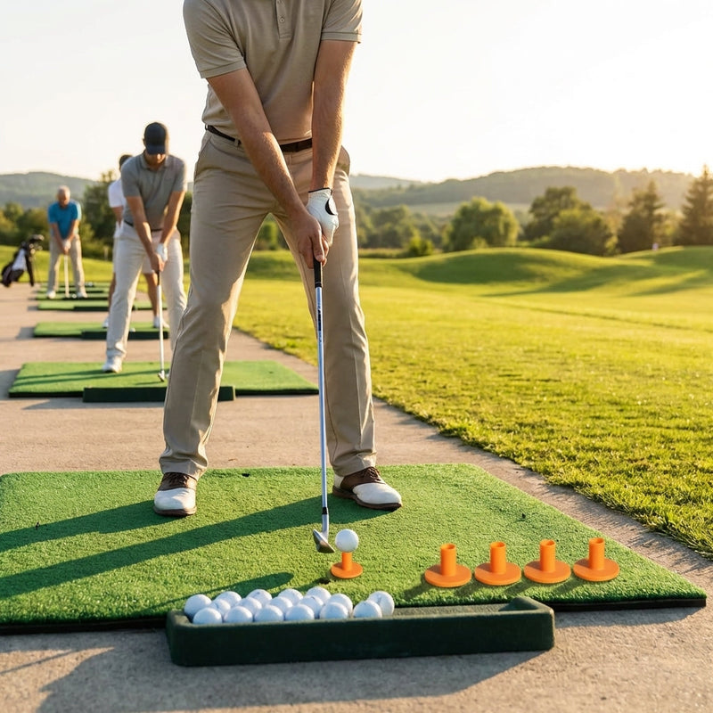 Rubber Driving Range Tees – 45mm Durable