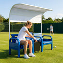 Aluminium Tennis Court Chairs in Blue, Green, and Black - product detail