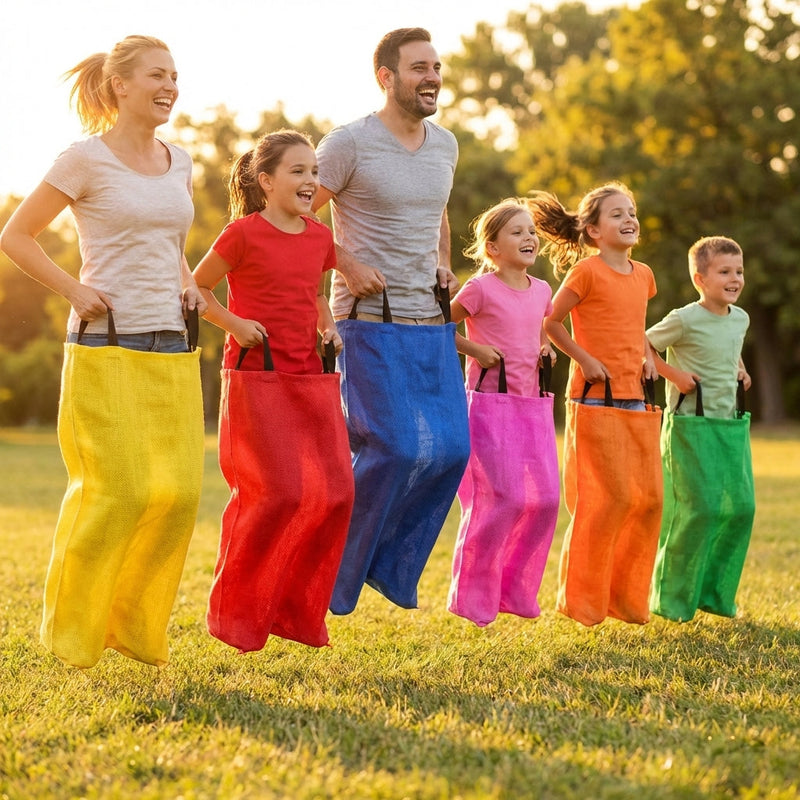 Sack Race Bags – Durable Nylon – Sports Day Fun