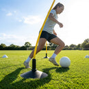 Black heavy duty rubber base for slalom poles, perfect for training - product detail