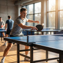 Table Tennis Bat with 9ply Wood and Carbon Hybrid for Intermediate Players