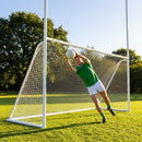 12ft x 6ft Gaelic Football Goal with durable PVC frame