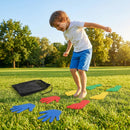 Non-slip hands and feet markers in multiple colours for children
