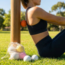 Solid rubber massage ball in various colours for muscle relief - product detail