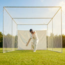 Indoor cricket nets with flame retardant mesh and custom size options