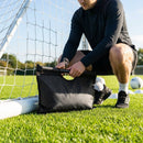 Heavy-duty football sandbag for secure goal placement