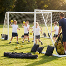 Handball goal set with foam balls for school sports