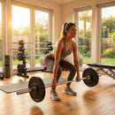 Rubber Barbell Weights with Cast Iron Core for Gym and Home Use - product detail
