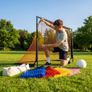 Football goal net in multiple sizes and colours for clubs and gardens - product detail