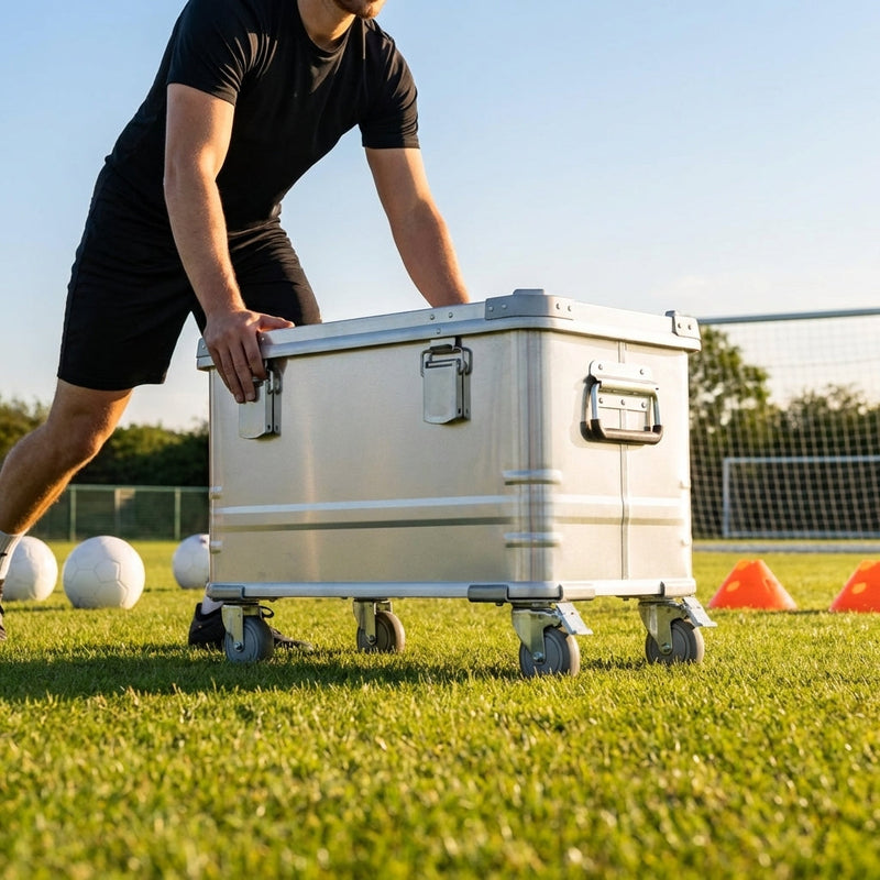 Clip-On Castor Wheels for Storage Boxes