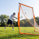 Lacrosse backstop net with durable polyester for training