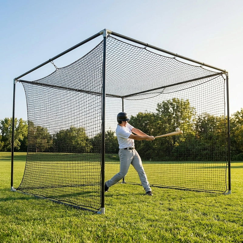 Baseball Batting Cage Net – Galvanized Steel
