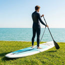 SUP Paddle Board Leash coiled TPU cord with ankle strap