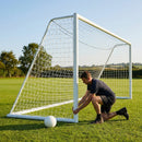 12 x 6ft steel football goal for outdoor use