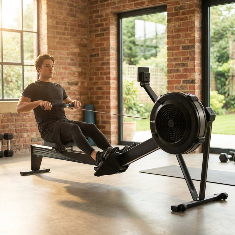 Rowing Machine – Aluminium – Home & Gym