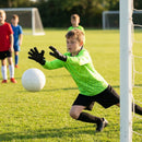 Kids Goalkeeper Shirt in Fluorescent Colours for Football