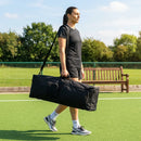 Black hockey stick bag with water resistant PU lining