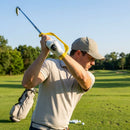 Golf Wrist Hinge Trainer aiding in swing correction