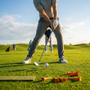 Pack of 5 rubber driving range tees, 45mm height for golf practice