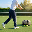 Junior tracksuit bottoms made from lightweight polyester