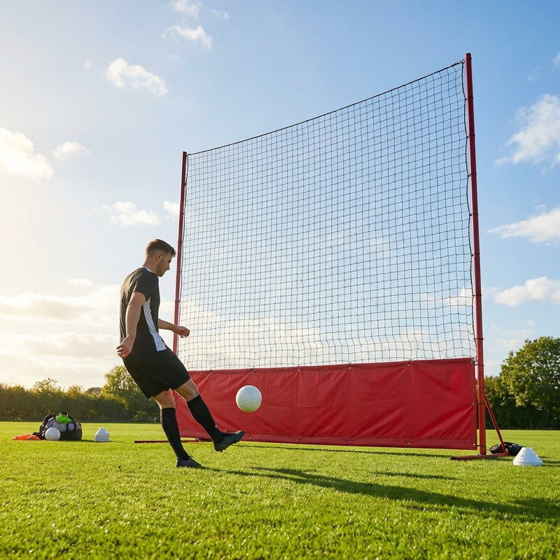 Ball Stop Net System – 8m High Steel Posts