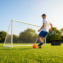 Football Goal Post 12ft x 4ft Durable PVC for Garden
