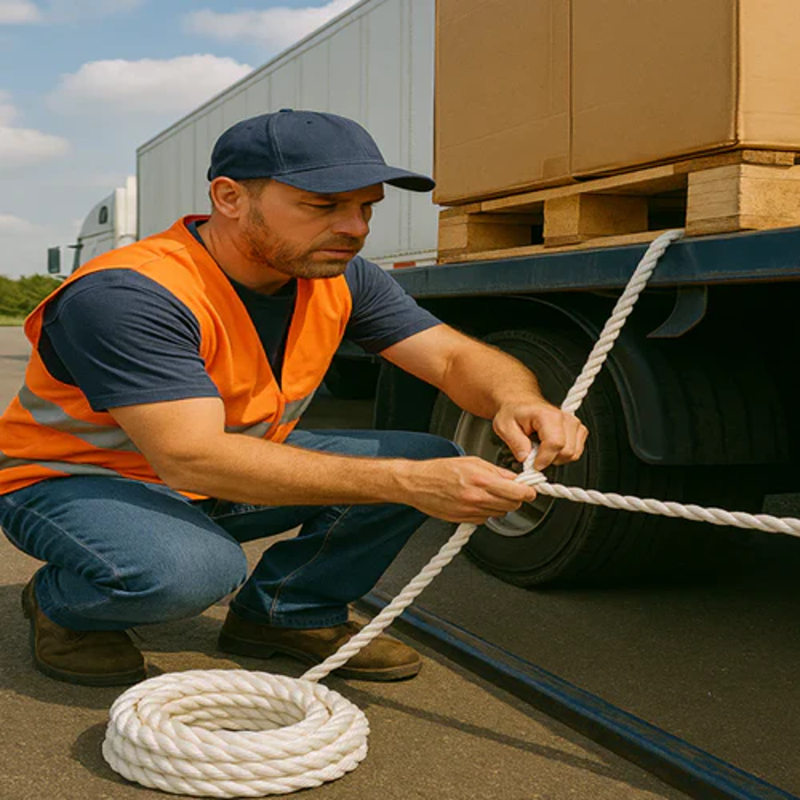 14mm White Polypropylene Rope 3 Strand – Heavy-Duty, Weatherproof & Ultra-Strong | 25m Coil