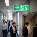 Exit Signs – Running Man with Arrow Down/Right – Indoor/Outdoor