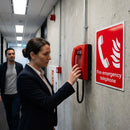 Fire Emergency Telephone Sign – 150mm x 200mm – Rigid Plastic – Indoor/Outdoor