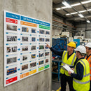 5S Visual Standards Board – 1200mm x 1300mm – Rigid Correx Plastic – Industrial Use