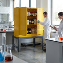 Industrial Cabinet Stands – Grey – Reinforced Steel – Chemical Storage