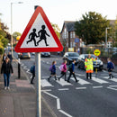 Children Ahead Reflective Traffic Sign – 600mm Triangle – Aluminium Composite – Outdoor Use (Class RA1)