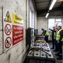 Danger Flammable Liquid Sign – 1mm Rigid Plastic – Indoor/Outdoor Safety