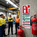 CO2 Extinguisher Identification Signs – Portrait – Safety Signage – Commercial Use