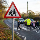 Children Ahead Reflective Traffic Sign – 600mm Triangle – 3mm Aluminium Composite – Outdoor Use (Class R2)