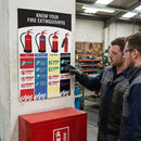 Fire Extinguisher Safety Poster – 510mm x 760mm – Synthetic Paper – Indoor/Outdoor Use