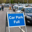 Car Park Full Signs – 600mm x 450mm – Rigid Plastic – Indoor/Outdoor