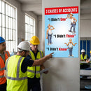 Accident Prevention Poster – 510mm x 760mm – Synthetic Paper – Indoor/Outdoor Use