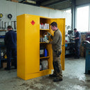 Hazardous Substance Storage Cabinets – Two Door – Welded Seams – Industrial Use