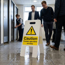 Caution Operative Sign – 300mm x 600mm – Fluted Polypropylene – Indoor/Outdoor