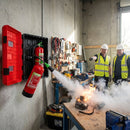 Battery Fire Extinguisher & Double Cabinet Bundle – Water-Based – Industrial Use