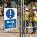 Keep Out Sign – A4 – Rigid Plastic & Vinyl – Indoor/Outdoor