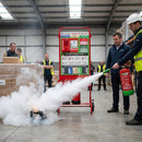 Fire Stand with Battery Extinguishers – 6 Litre & 6Kg – Heavy Duty – Industrial Use