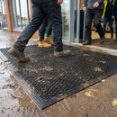 Rubber Outdoor Dirt Removal Mat – 0.9m x 1.5m – High Traction – Outdoor Use