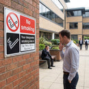 No Smoking Signs – Customizable – Indoor & Outdoor Use