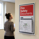 Fire Safety Document Display – 450mm x 600mm – Foam PVC – Industrial Use