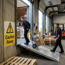 Caution Ramp Safety Signs – 1mm Rigid Plastic – Indoor/Outdoor Use