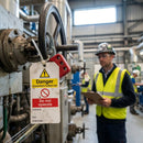 Danger Equipment Locked Out Safety Tags – 80mm x 150mm – Matt PVC – Industrial Use